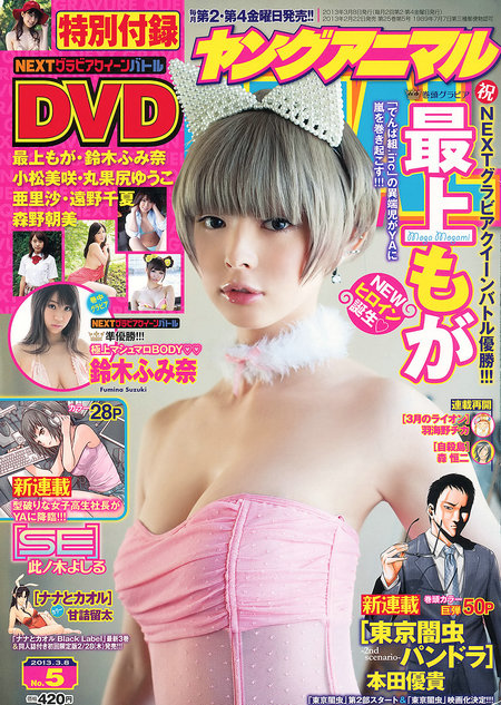 [Young Animal] 2013 No.05  最上もが 鈴木ふみ奈 [17P] 