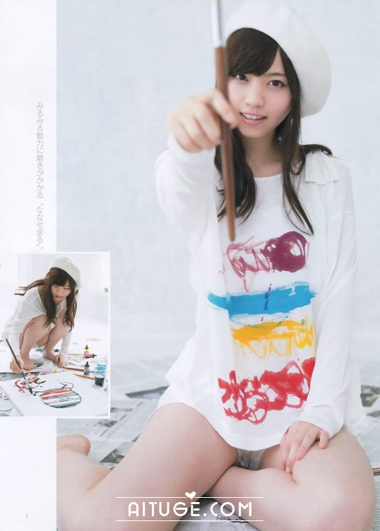 [Weekly Young Jump] 2014 No.18 篠田麻里子 西野七瀬 [22P]