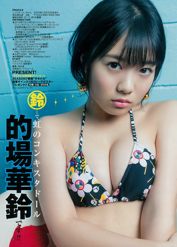 [Weekly Young Jump] 2017 No.50 山広美保子 的場華鈴 [15P]