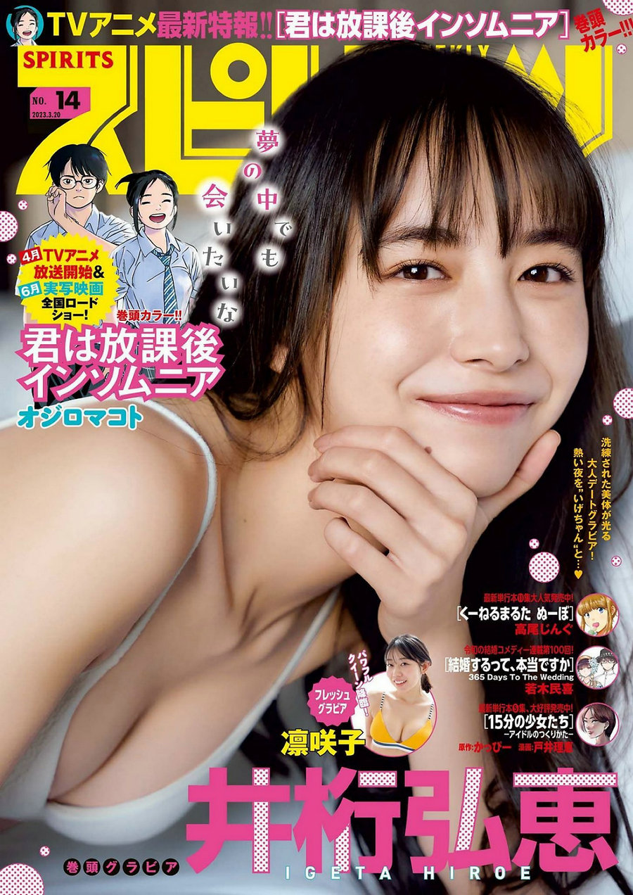 [Weekly Big Comic Spirits] 2023 No.14 Hiroe Igeta 井桁弘恵 & Risako 凛咲子 [11P]