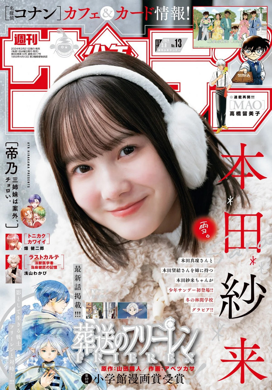 [Shonen Sunday] 2024 No.13 本田紗来 [14P]