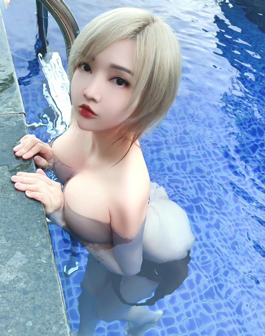 Coser小姐姐Potato Godzilla - Casual FirstTimeSkinnyDip NSFW [12P-52MB] 